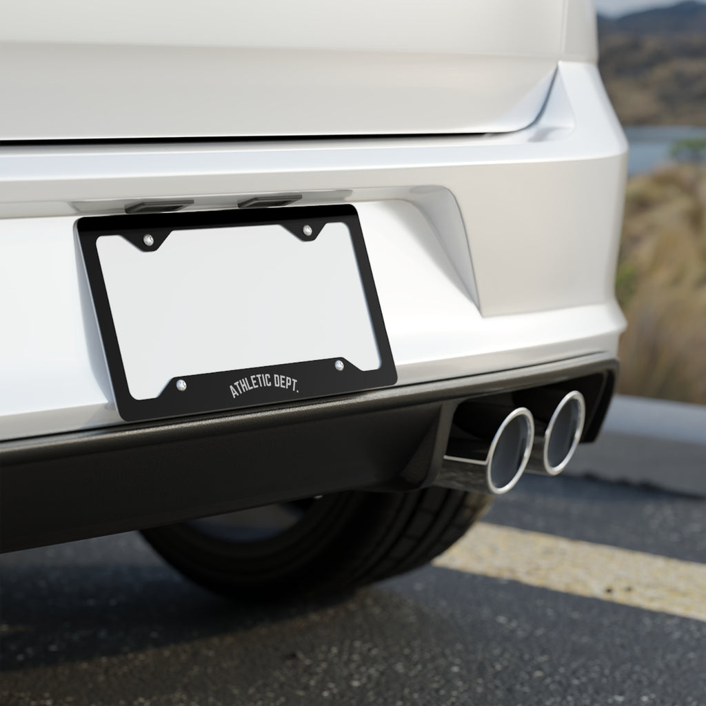Athletic Dept. Metal License Plate Frame