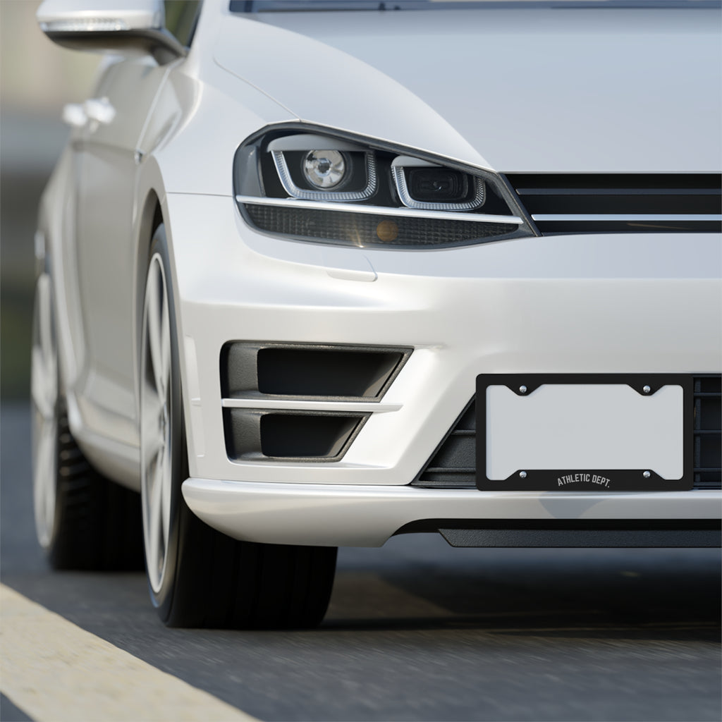 Athletic Dept. Metal License Plate Frame