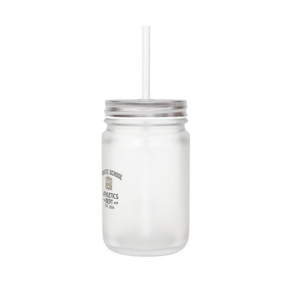 Private School Straw Mason Jar