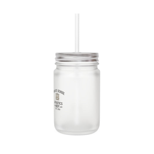 Private School Straw Mason Jar