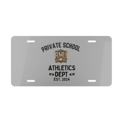 Customizable Vanity Plate