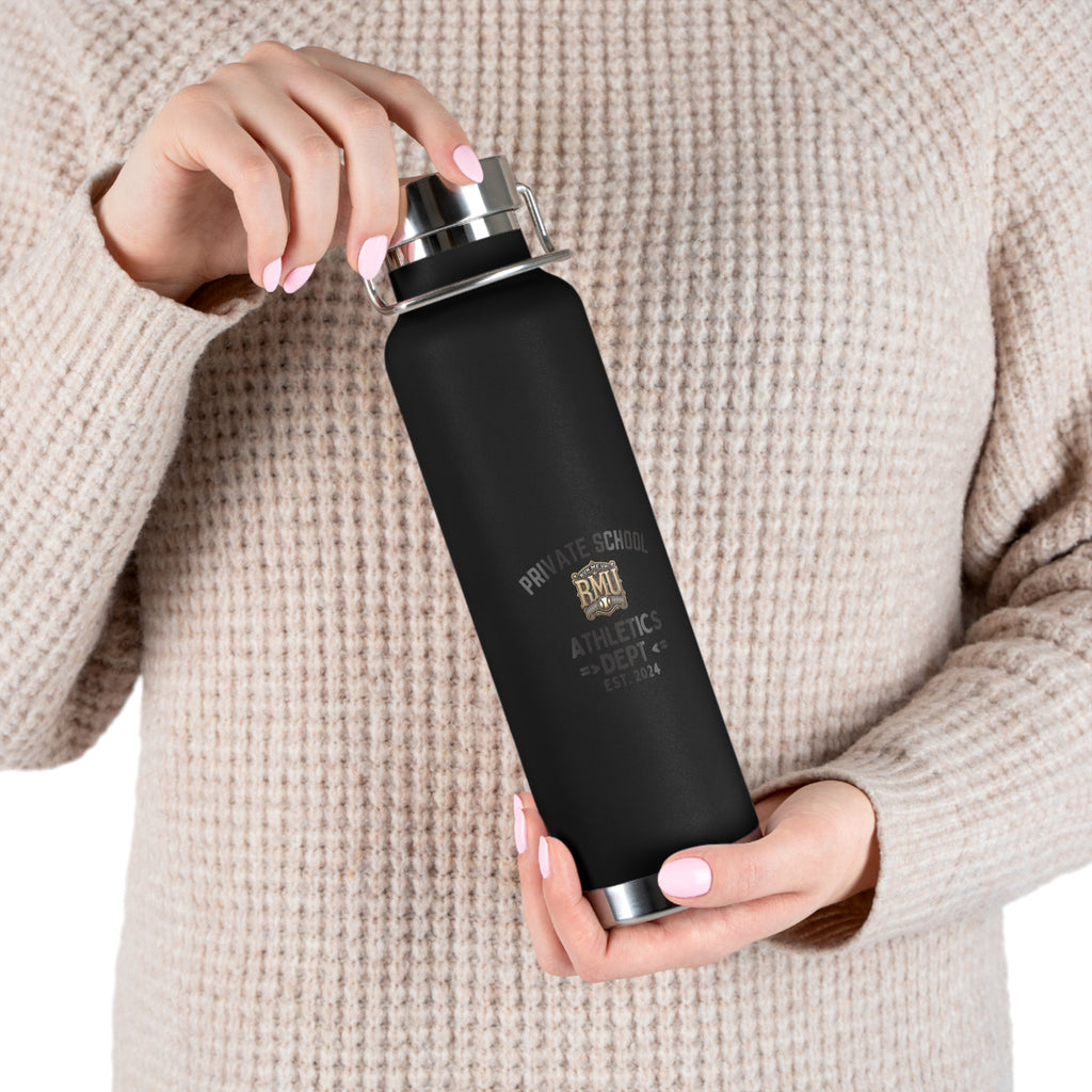 Custom Insulated Water Bottle - Private School Athletics - 22oz