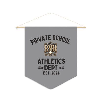 Personalized School Athletics Pennant - Custom Wall Decor for Sports Enthusiasts