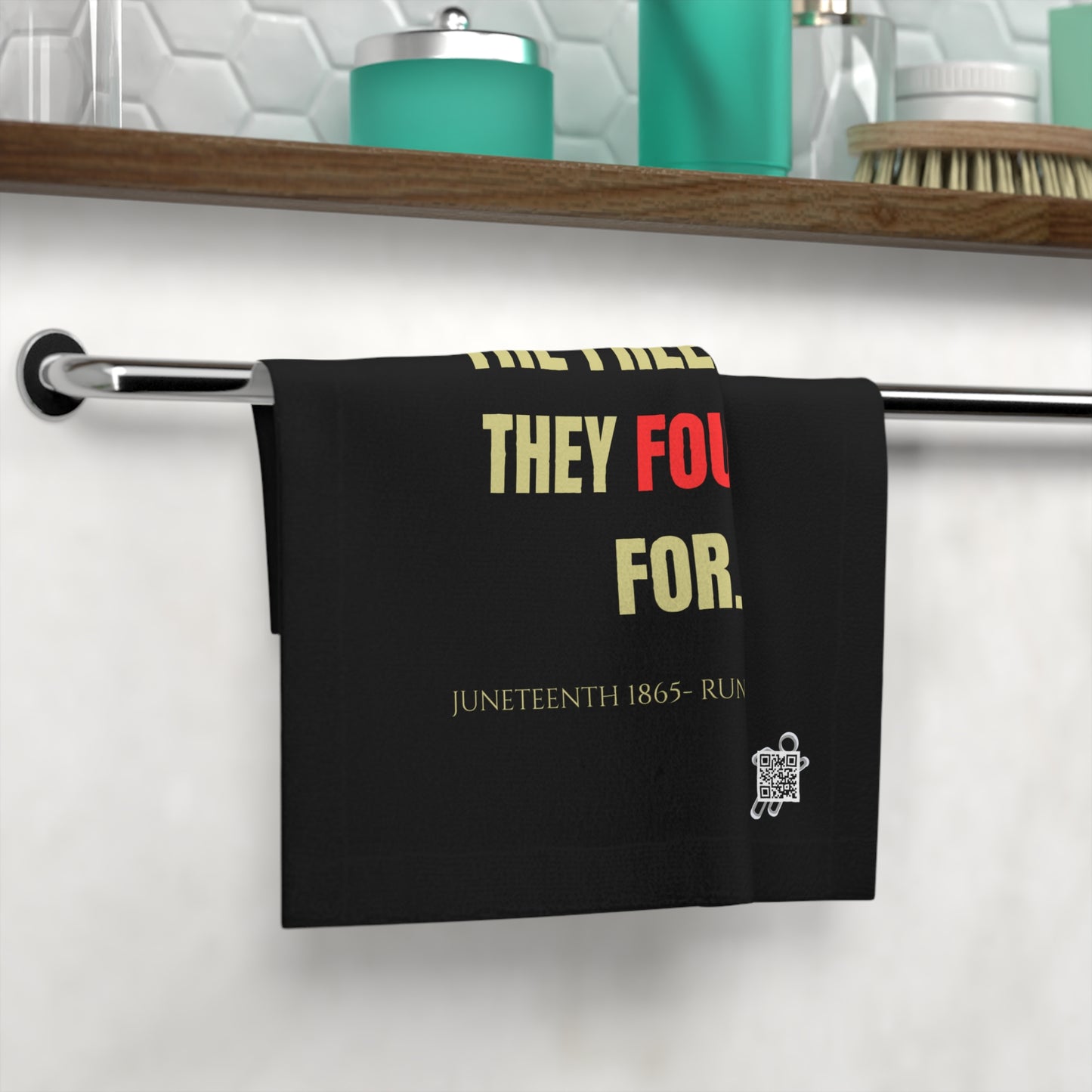 Juneteenth Freedom Face Towel | Celebrate Heritage & Empowerment