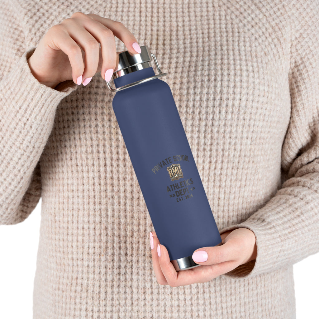 Custom Insulated Water Bottle - Private School Athletics - 22oz