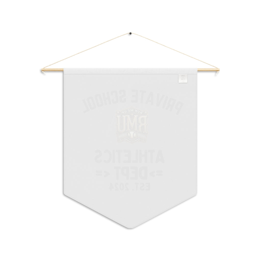 Personalized School Athletics Pennant - Custom Wall Decor for Sports Enthusiasts