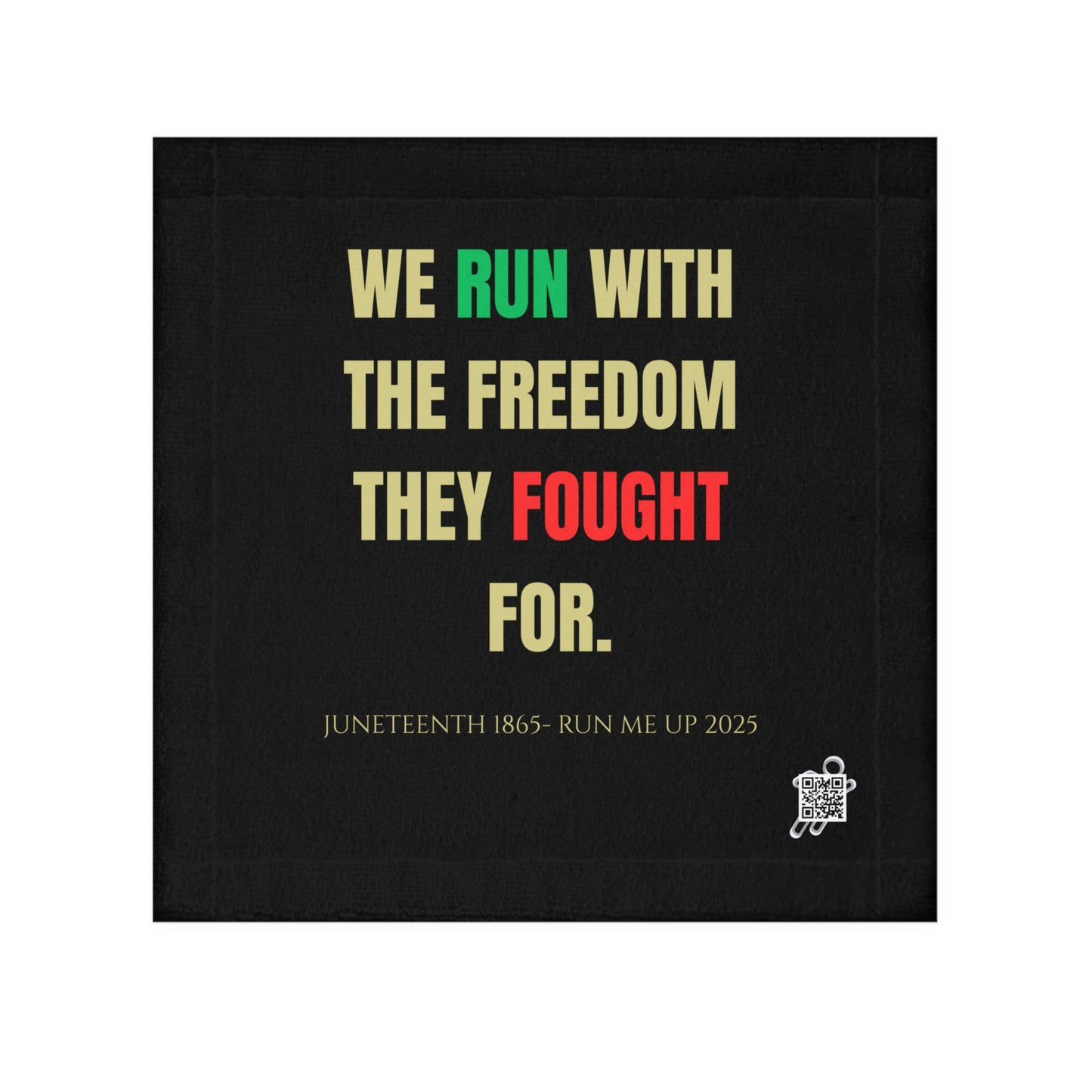 Juneteenth Freedom Face Towel | Celebrate Heritage & Empowerment